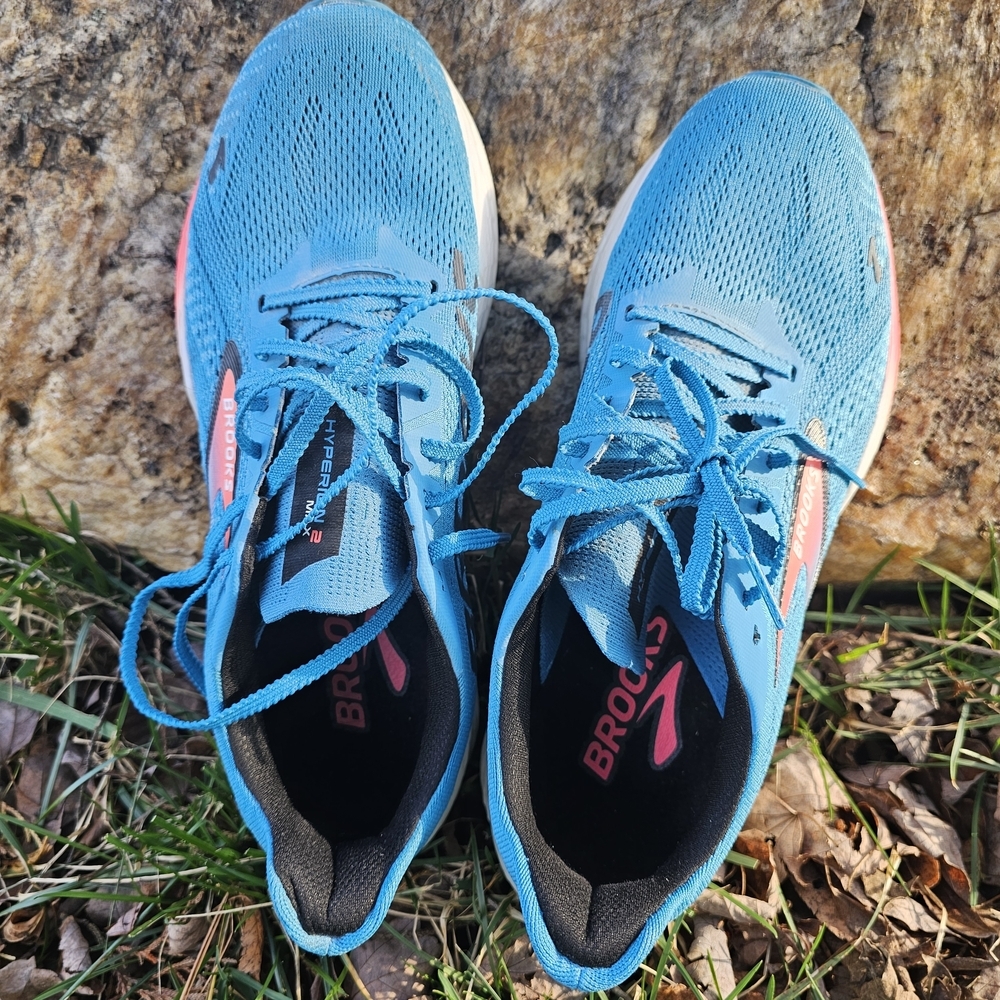 Brooks Hyperion Max 2 Women’s Running Shoes Size 10.5 Blue Pink 1204231B408 2024 - Picture 2 of 9
